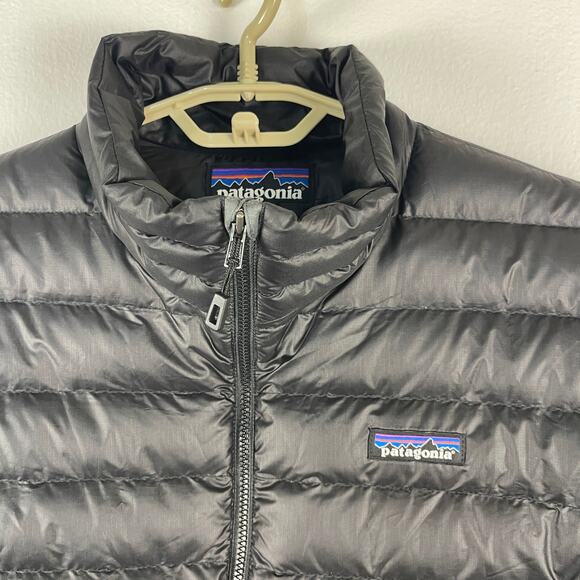 Patagonia Women's Down Sweater Jacket Black Puffer Size XL STY84683 800 Fill - Picture 4 of 9